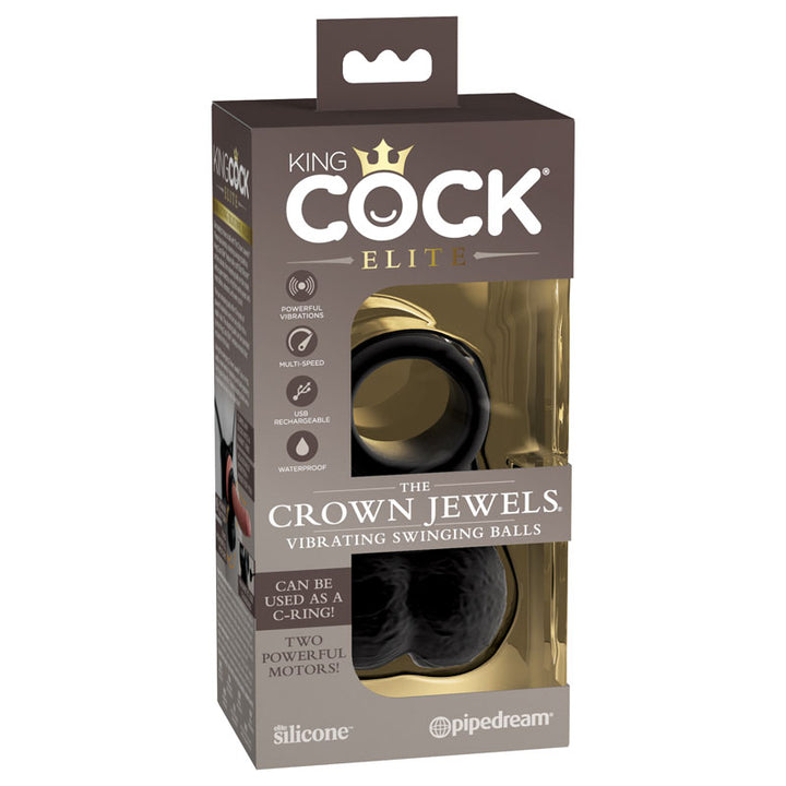 King Cock Elite The Crown Jewels Vibrating Balls
