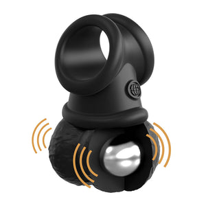 King Cock Elite Ultimate Vibrating Body Dock Kit with Vibrating Dong & Balls