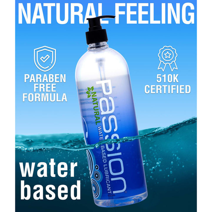 Passion Natural Water Based Lubricant - 1000ml