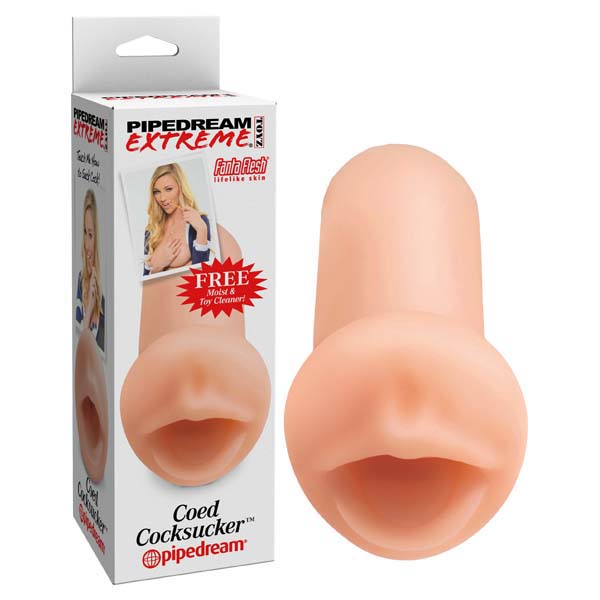 Pipedream Extreme Toyz Coed Cocksucker - Flesh Mouth Stroker
