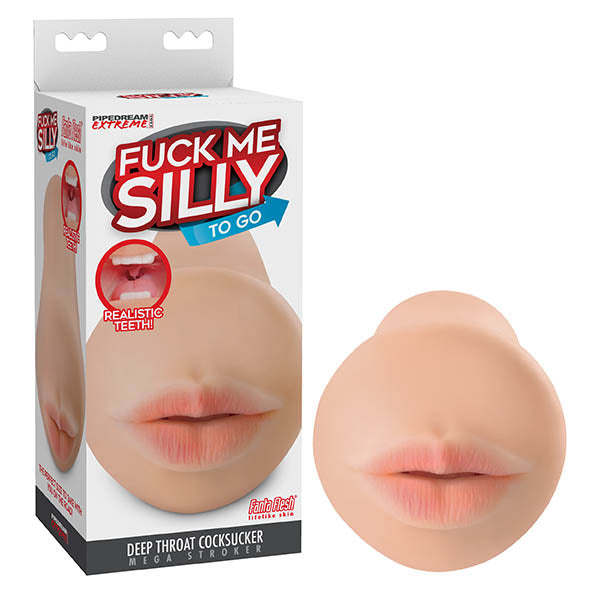 Pipedream Extreme Toyz Fuck Me Silly To Go Deep Throat Cock Sucker - Flesh Mouth Masturbator