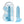 RealRock 7 Inch Realistic Dildo With Balls - Blue