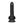 RealRock 7 Inch Black Realistic Dildo with Balls