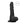 RealRock 8 Inch Black Realistic Dong with Balls