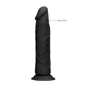RealRock 7 Inch Realistic Black Dildo