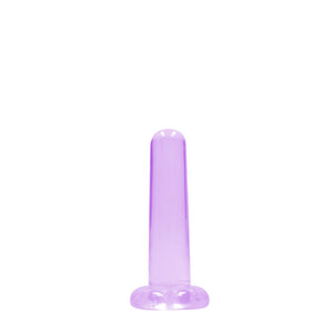 RealRock Non Realistic 5 Inch Dildo With Suction Cup - Purple