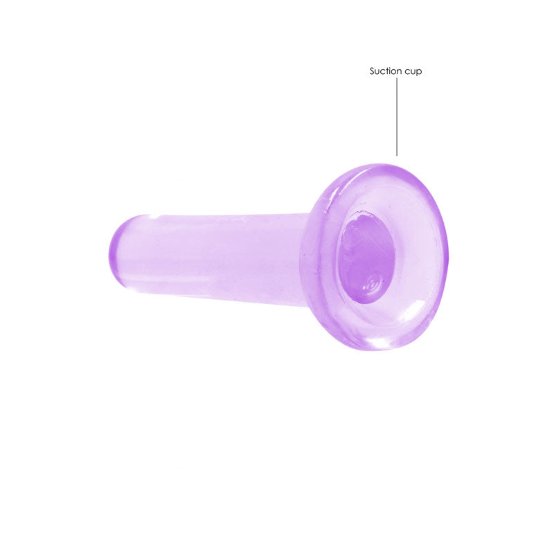 RealRock Non Realistic 5 Inch Dildo With Suction Cup - Purple