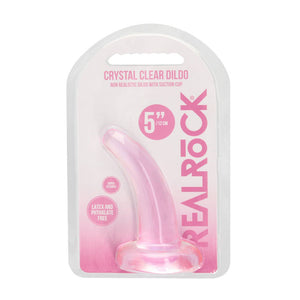 RealRock Non Realistic 5 Inch Dildo with Suction Cup - Pink