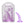 RealRock Non Realistic 5 Inch Dildo with Suction Cup - Purple