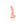 RealRock Realistic 8 Inch Curved Dong with Balls - Flesh