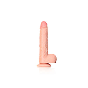 RealRock 7 Inch Straight Realistic Dildo with Balls - Flesh
