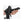 RealRock 7 Inch Vibrating Hollow Strapon with Balls - Black