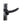 RealRock 9 Inch Vibrating Hollow Strap-On with Balls - Black