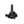 RealRock 9 Inch Vibrating Hollow Strap-On with Balls - Black