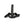 RealRock 10 Inch Hollow Strap-On - Black