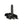 RealRock 10 Inch Vibrating Hollow Strap-On - Black