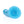 RealRock 6 Inch Slim Glow in the Dark Neon Dildo- Blue
