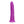 RealRock 7 Inch Slim Glow in the Dark Neon Dildo - Purple