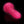 RealRock 8 Inch Slim Glow in the Dark Neon Dildo - Pink