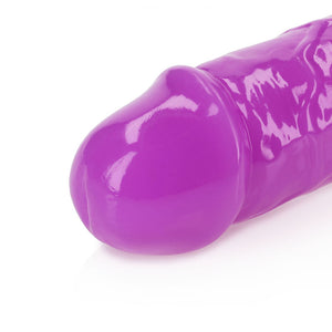 RealRock 12 Inch Glow in the Dark Double Dong - Purple