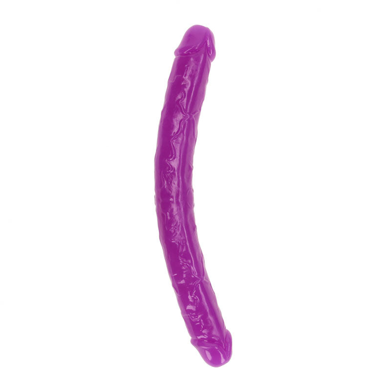 RealRock 15 Inch Glow in the Dark Double Dong - Purple