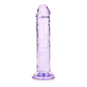 RealRock 6 Inch Straight Dildo - Purple