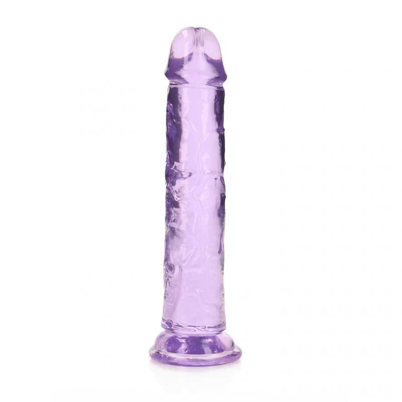 RealRock 8 Inch Straight Dildo - Purple