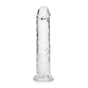 RealRock 8 Inch Straight Dildo - Clear