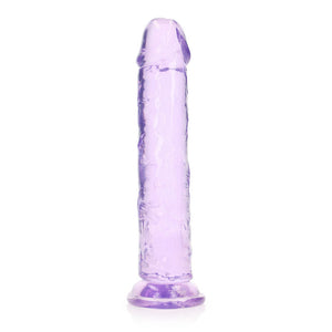 RealRock 10 Inch Straight Dildo - Purple