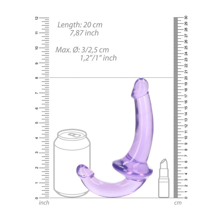 RealRock 5 Inch Strapless Strap-On - Purple