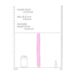 RealRock 14 Inch Double Dong - Pink