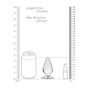 RealRock 3.5 Inch Anal Plug - Clear