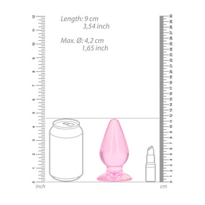 RealRock 4.5 Inch Anal Plug - Pink