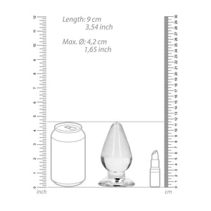 RealRock 4.5 Inch Anal Plug - Clear