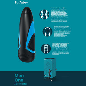 Satisfyer Men One  Male Masturbator - Black