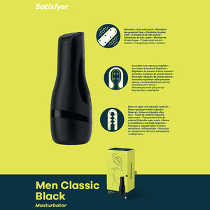 Satisfyer Men Classic Black Stroker