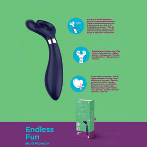 Satisfyer Multi Vibrator Endless Fun - Blue