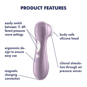 Satisfyer Pro 2 Touch-Free Clitoral Stimulator - Purple