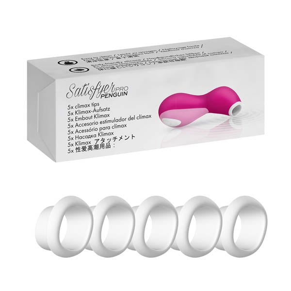 Satisfyer Pro Penguin Climax Tips - 5 Replacement Silicone Heads