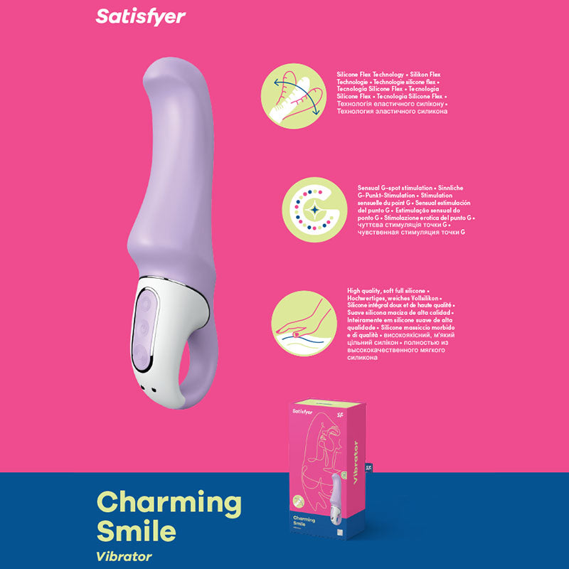 Satisfyer Charming Smile Vibrator - Lilac