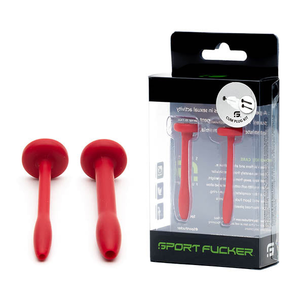 Sport Fucker Red Silicone Urethral Sound Kit