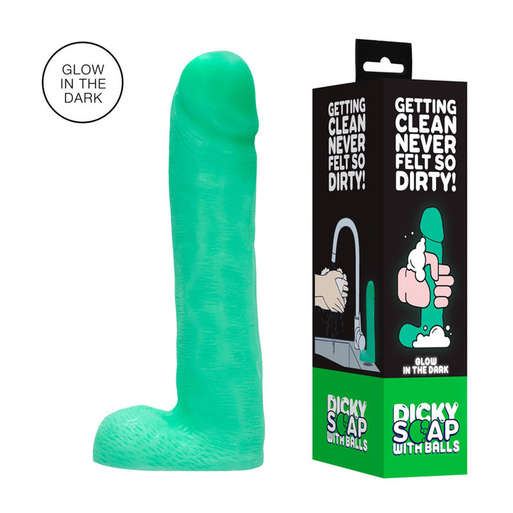 S-LINE Dicky Glow In The Dark Novelty Soap With Balls