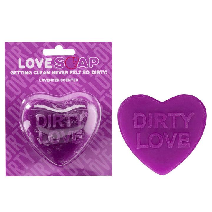 S-LINE Heart Soap - Dirty Love - Lavender Scented