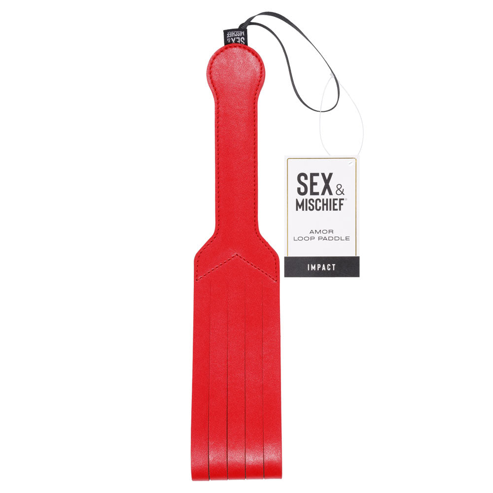 Sex & Mischief Amor Loop Paddle - Red