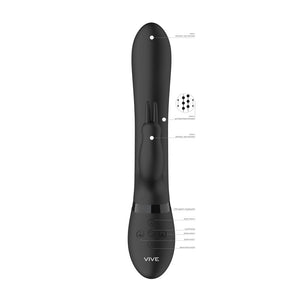 Vive Amoris Rabbit Vibrator - Black