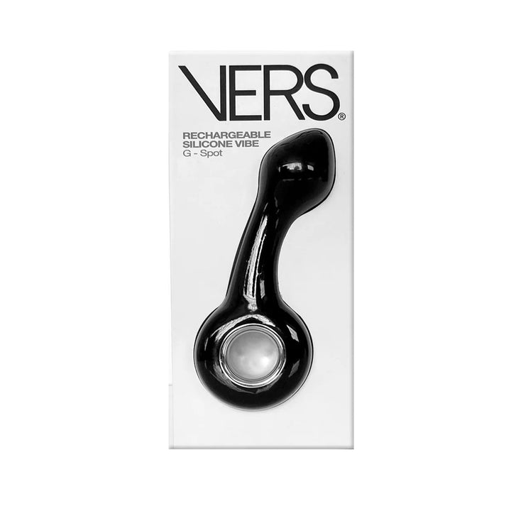 VERS Rechargeable Silicone G Spot Vibe - Black