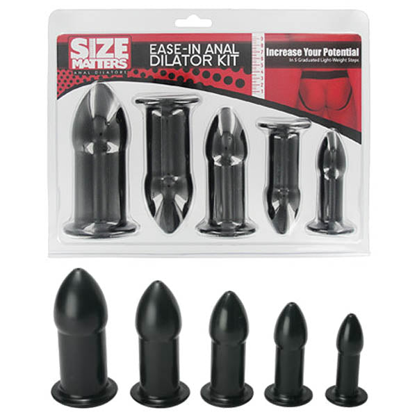 Size Matters Ease-in Anal Dilator Kit - Set of 5