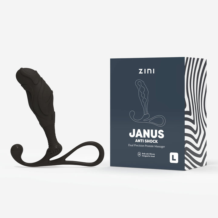 Zini Janus Anti Shock Prostate Massager - Large - Black