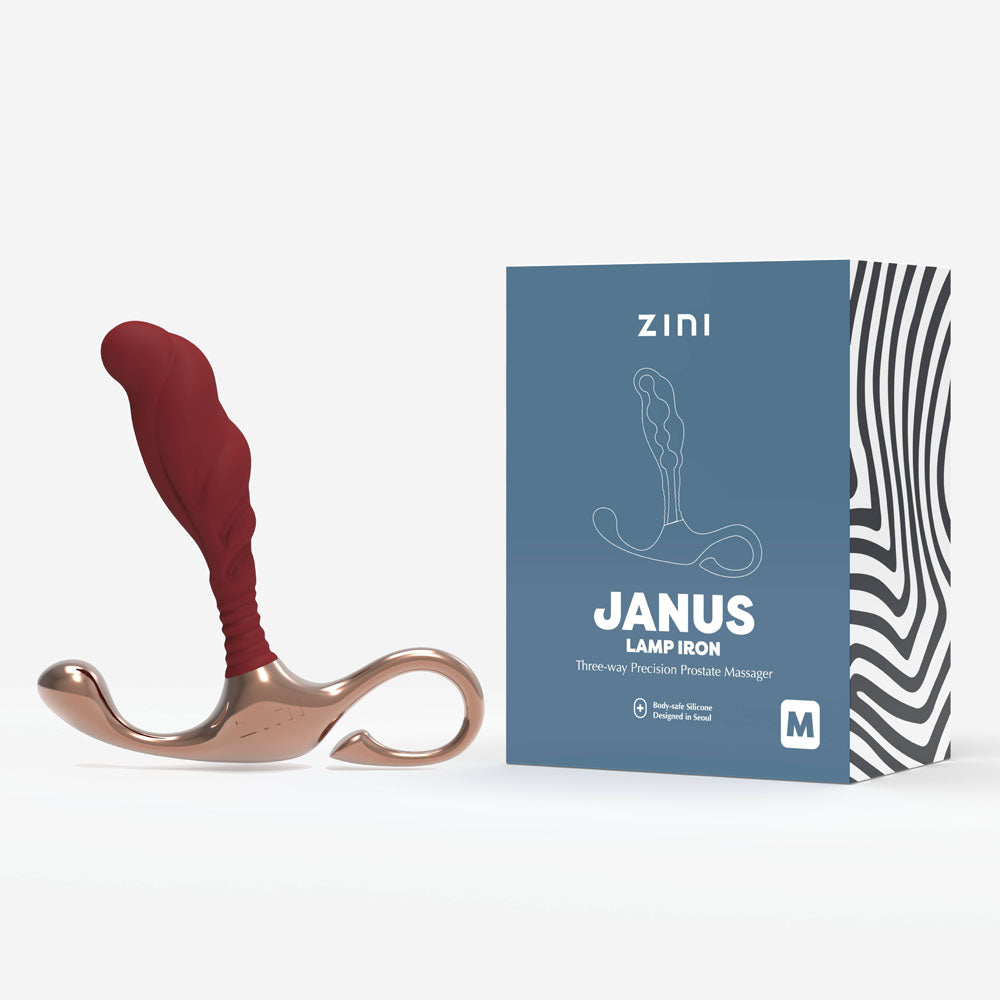 Zini Janus Lamp Iron Prostate Massager - Medium - Red