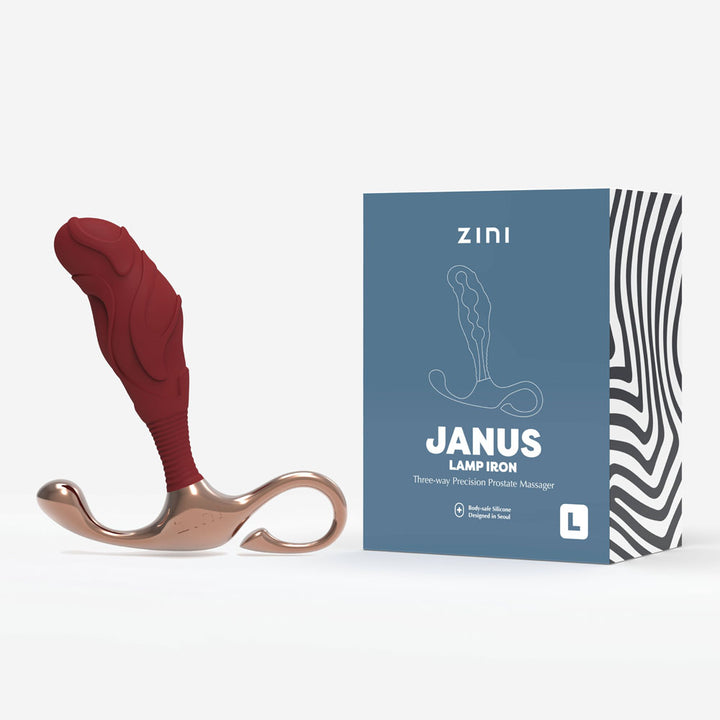 Zini Janus Lamp Iron Prostate Massager - Large - Red